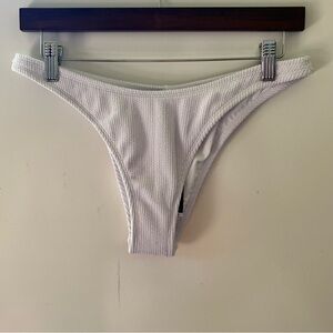 Cotton On White Minimalist Bikini Bottom